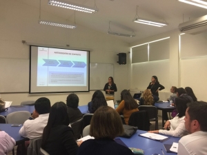 Académicas de la carrera de Nutrición realizan presentación de ponencia en Congreso Internacional de Educación